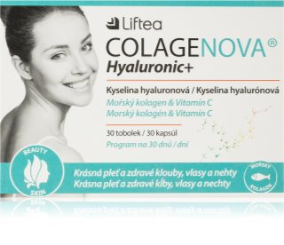 Liftea Colagenova Hyaluronic+ tobolky pro krásné vlasy, pleť a nehty s vitamínem C 30 cps