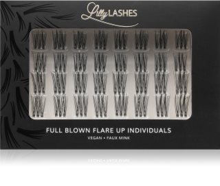 Lilly Lashes Individual Flares künstliche Wimpern Farbton Full Blown Flare Up 32 St.