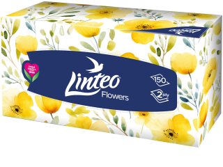 Linteo Paper Tissues Two-ply Paper, 150 pcs per box paper tissues 150 pc
