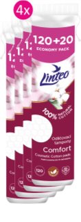 Linteo Natural Cotton Pads cotton pads 120 + 20ks x 4