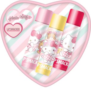 Lip Smacker Hello Kitty & Friends sada na pery v tvare srdca