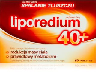 Liporedium 40+ tabletki do wspomagania odchudzania 60 tabletek