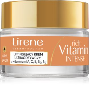Lirene Rich Vitamin Intense 50+ učvrstitvena in lifting dnevna krema SPF 20 50 ml