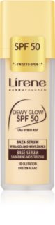 Lirene Base Dewy Glow aufhellende Serum-Basis SPF 50 30 ml