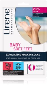 Lirene Foot Care eksfolijacijske čarape za omekšavanje i hidrataciju kože stopala 2,5% Urea 1 par