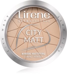 Lirene City Matt matirajoči puder odtenek 03 Beige 9 g
