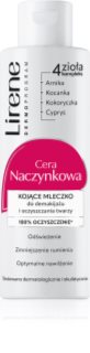 Lirene Redness odżywcze mleczko oczyszczające do twarzy i okolic oczu 200 ml