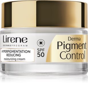 Lirene Derma Pigment Control Cream SPF 50 rozjasňující hydratační krém proti pigmentovým skvrnám SPF 50 50 ml