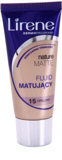 Lirene Nature Matte ματ ρευστό μεικ απ για μακρόχρονη επίδραση απόχρωση 15 Tanned 30 ml