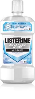 Listerine Advanced White Mild Taste ústní voda s bělicím účinkem