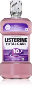 Listerine Total Care Clean Mint płyn do płukania zapewniający kompletną ochronę zębów 10 w 1 500 ml