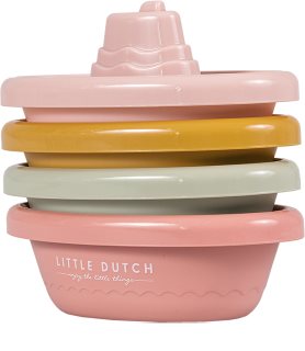 Little Dutch Bathing Boats lodičky do vody Pink 4 ks