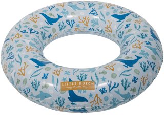 Little Dutch Ocean Dreams Swim Ring Blue nafukovací kuh 3 y+ 1 ks