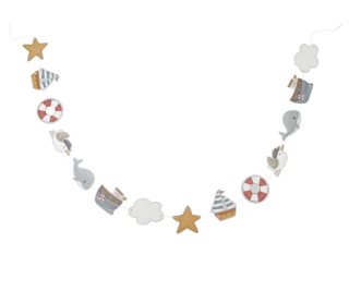 Little Dutch Deco Garland Sailors Bay dekorativní girlanda 200 cm