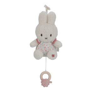 Little Dutch Miffy Fluffy Lucky Blossom Music Box kontrastná závesná hračka s melódiou 0 m+ Pink 1 ks