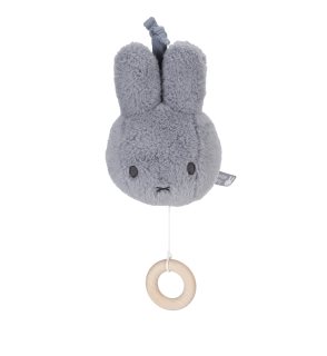 Little Dutch Music Box Miffy Fluffy Blue kontrastní závěsná hračka s melodií 1 ks