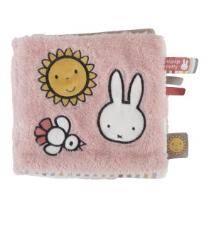 Little Dutch Activity Book Miffy Fluffy Pink kontrastná edukatívna knižka 1 ks
