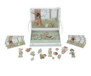 Little Dutch Forest Friends Magnetic Playboard aktivity hračka 3 y+ 1 ks
