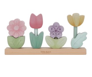 Little Dutch Fairy Garden Stacking Puzzle Flowers розвивальна іграшка 24,6 x 5 x 13 cm 12 m+ 1 кс
