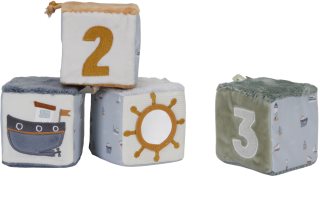 Little Dutch Sailors Bay Set of Soft Cubes plyšové kocky 4 ks