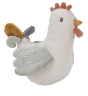 Little Dutch Little Farm Tumbler Chicken plyšová hračka 6 m+ 1 ks
