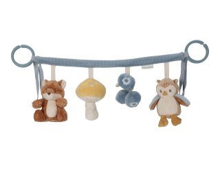Little Dutch Forest Friends Car Seat Toy kontrastní závěsná hračka 0 m+ 1 ks