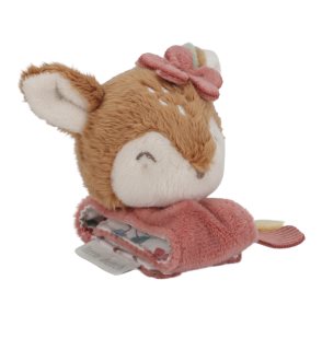 Little Dutch Fairy Garden Wrist Rattle hrkálka na ruku 0 m+ Pink 1 ks