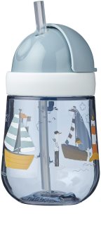 Little Dutch Straw Cup Sailors Bay hrnek s brčkem 9m+ 300 ml