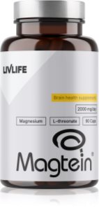 LivLife Magtein® Magnesium L-Threonate kapsle pro podporu normální činnosti nervové soustavy, svalů, zubů a snížení míry únavy 90 cps