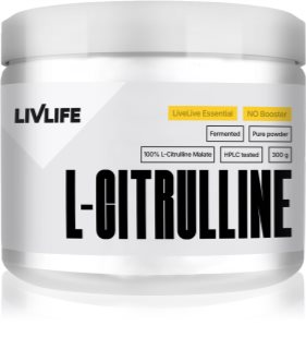 LivLife L-Citrulline Malate prášek pro podporu sportovního výkonu 300 g