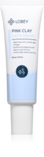 Lobey Pink Clay posvjetljujuća maska za ujednačavanje tena lica 50 ml