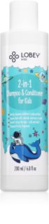 Lobey Kids Shampoo und Conditioner 2 in 1 für Kinder 200 ml