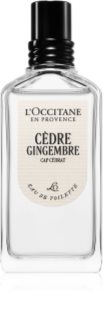 L’Occitane Cèdre Gingembre Eau de Toilette for men 50 ml