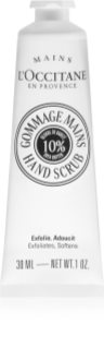 L’Occitane Karité Confort Hand Scrub scrub per le mani 30 ml