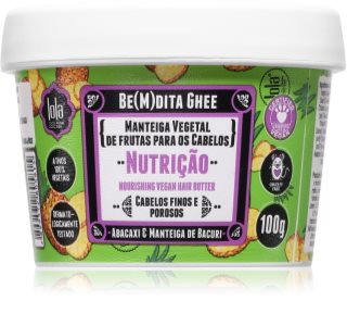 Lola Cosmetics BE(M)DITA GHEE NUTRIÇÃO nährende Haarmaske 100 g