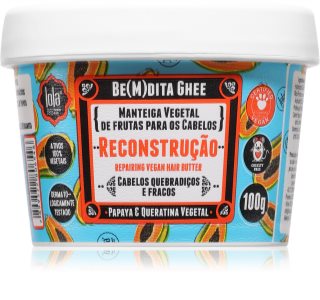 Lola Cosmetics BE(M)DITA GHEE RECONSTRUÇÃO obnovujúca maska pre poškodené vlasy 100 g