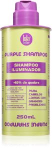 Lola Cosmetics Shampoo Iluminador shampoing violet pour cheveux blonds 250 ml