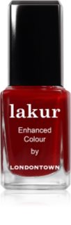 LONDONTOWN Lakur дълготраен лак за нокти цвят Truly Ruby 12 мл.