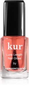 LONDONTOWN Kur Luxe Length Nail Gloss smalto per unghie rinforzante per unghie deboli e danneggiate 12 ml