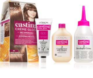 L’Oréal Paris Casting Creme Gloss coloration cheveux teinte 600 Light Brown 1 pcs