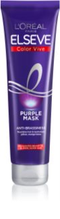 L’Oréal Paris Elseve Color-Vive Purple подхранваща маска  за блонд коса и коса с кичури 150 мл.