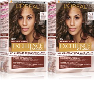 L’Oréal Paris Excellence Universal Nudes zestaw odcień 5U