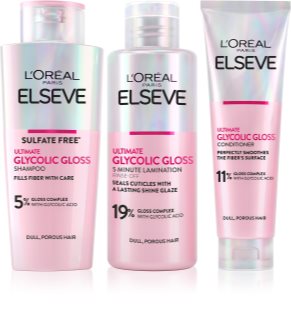 L’Oréal Paris Elseve Glycolic Gloss ensemble pour cheveux