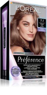 L’Oréal Paris Préférence Cool Blondes farba do włosów odcień 7.1 Islande 1 szt.