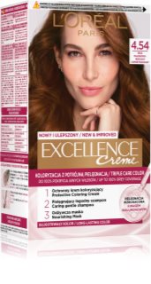 L’Oréal Paris Excellence Creme coloration cheveux teinte 4.54 Copper Mahogany 1 pcs