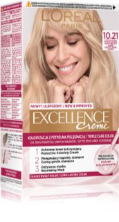 L’Oréal Paris Excellence Creme Juuksevärv varjund 10.21 Very Light Pearl Blonde 1 tk