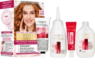 L’Oréal Paris Excellence Creme βαφή μαλλιών απόχρωση 7.43 Blonde Copper 1 τμχ
