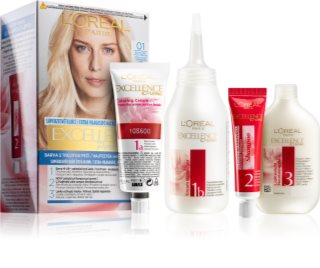 L’Oréal Paris Excellence Creme barva za lase odtenek 01 Lightest Natural Blonde 1 kos