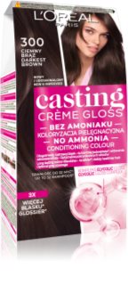 L’Oréal Paris Casting Creme Gloss coloration cheveux teinte 300 Ciemny Brąz 1 pcs