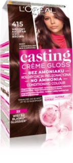 L’Oréal Paris Casting Creme Gloss Haarfarbe Farbton 415 Iced Brown 1 St.